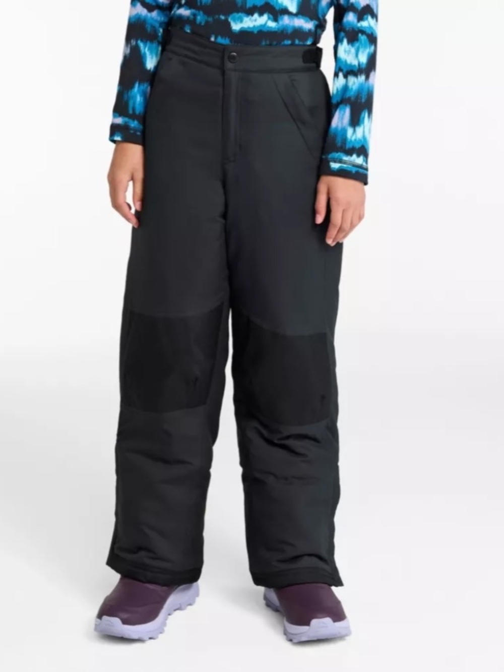 NWOT L.L.BEAN CHILD’S BLACK SNOW PANTS, SIZE 12